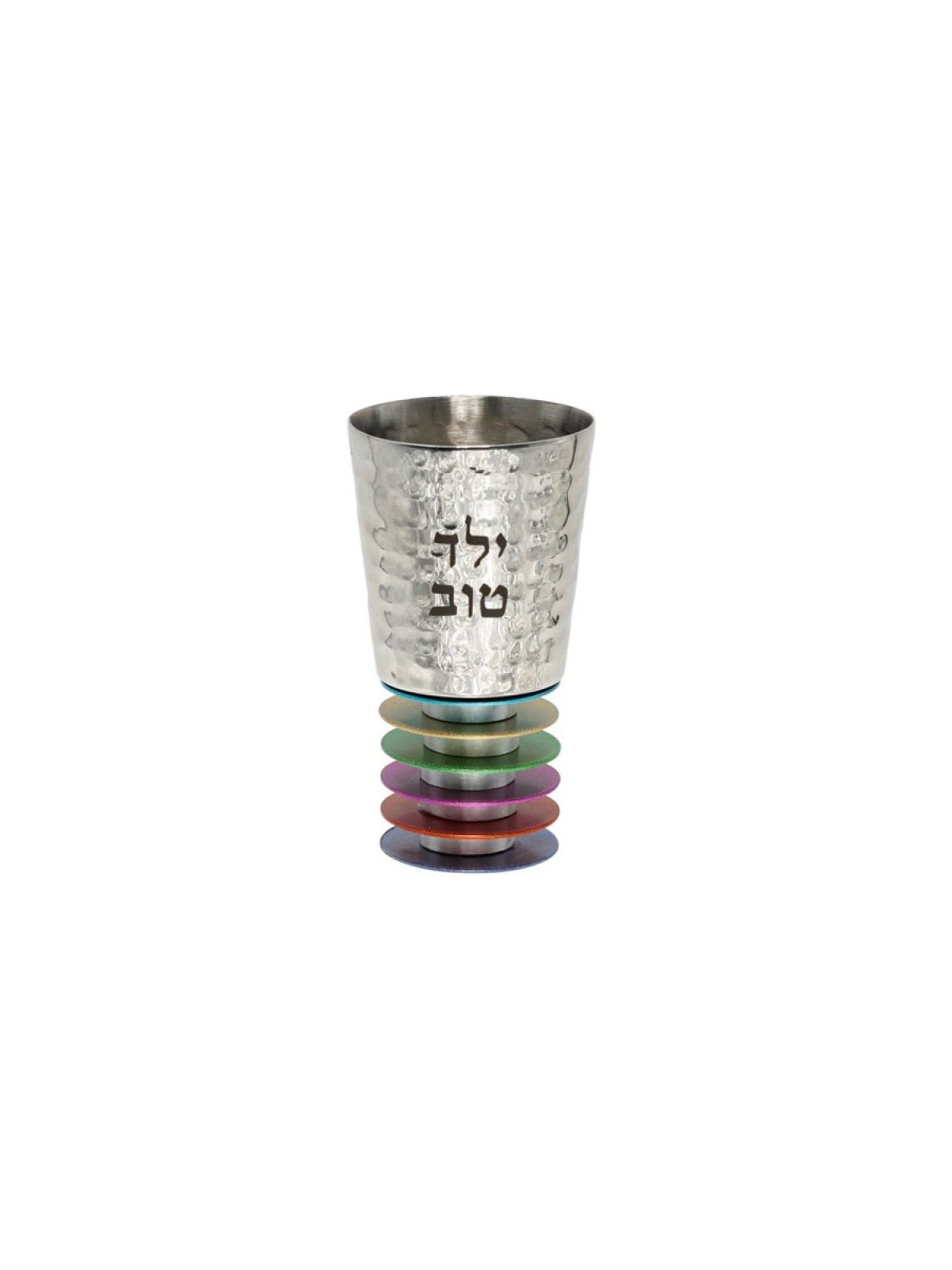 יאיר עמנואל צ'יילדס גביע קידוש כסף עם... | כוסות קידוש מאת עמנואל